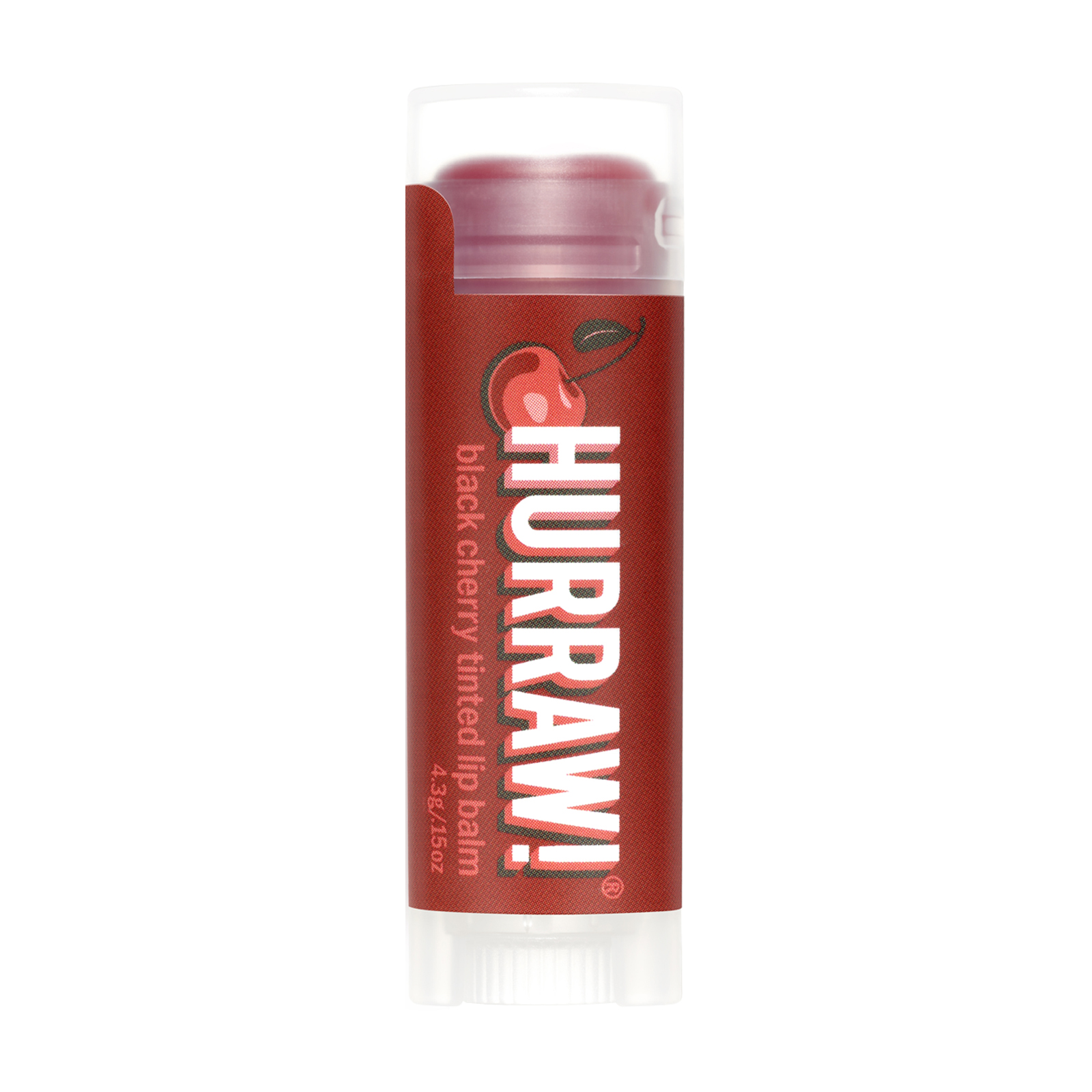 Бальзам-тінт для губ Hurraw! Black Cherry Tinted Черешня, 4.8 г